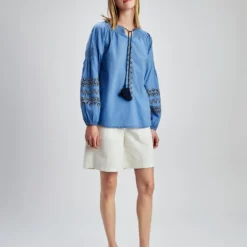 Blouse à Manches Longues