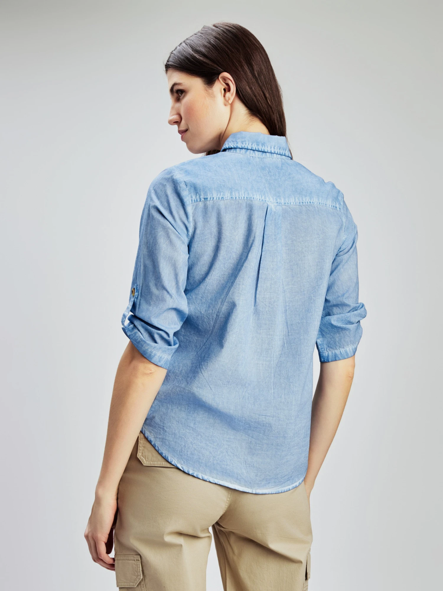 Tunique Semi-ajustée à Manches 3/4 Avec Boutons - Image 7