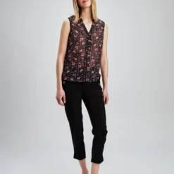 Blouse à Manches Longues Avec Boutons