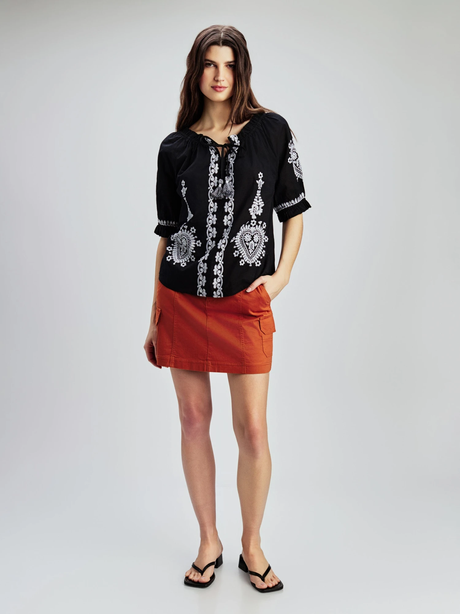 Blouse Ample Ă Manches 3/4