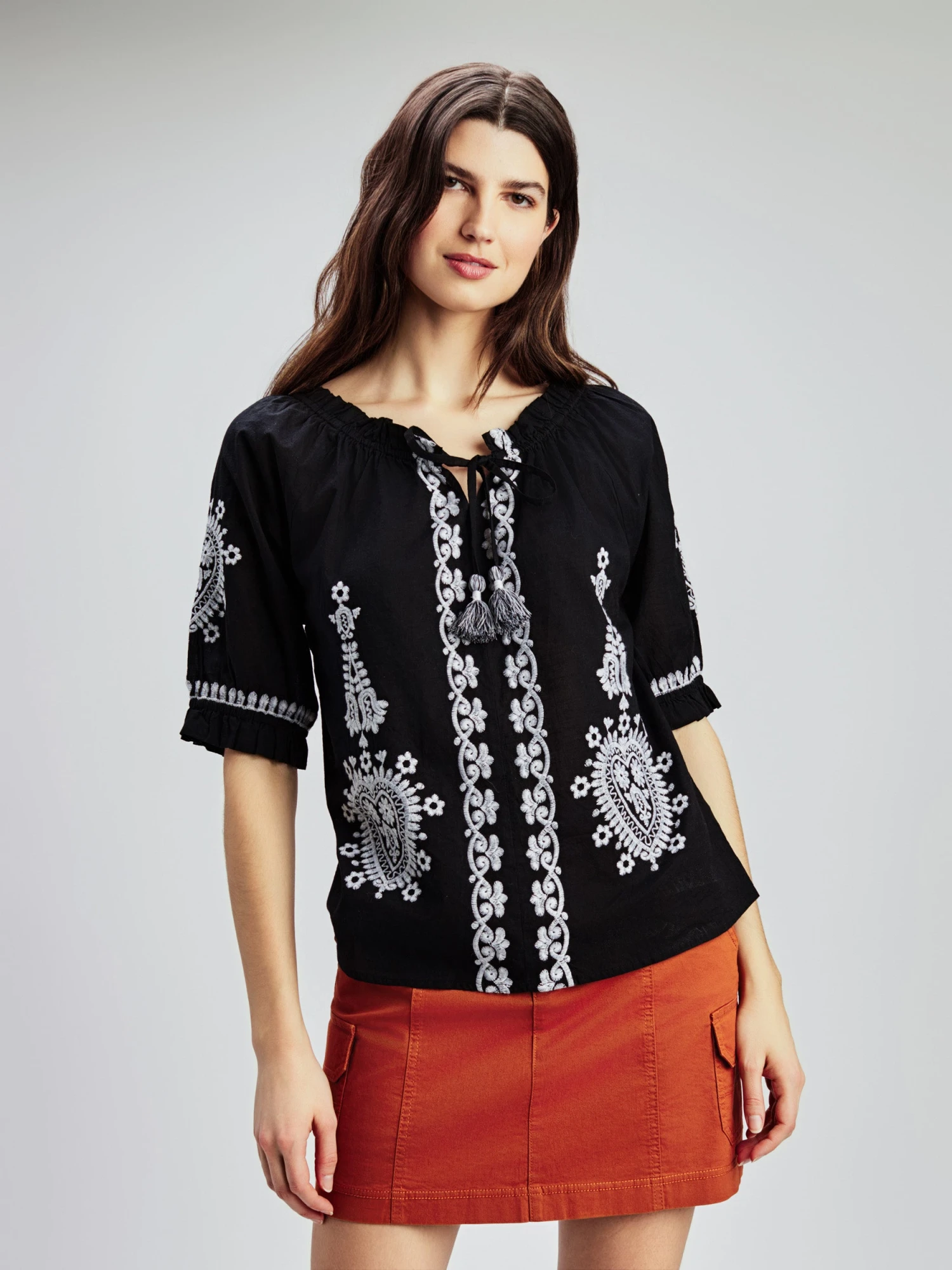 Blouse Ample Ă Manches 3/4 - Image 2