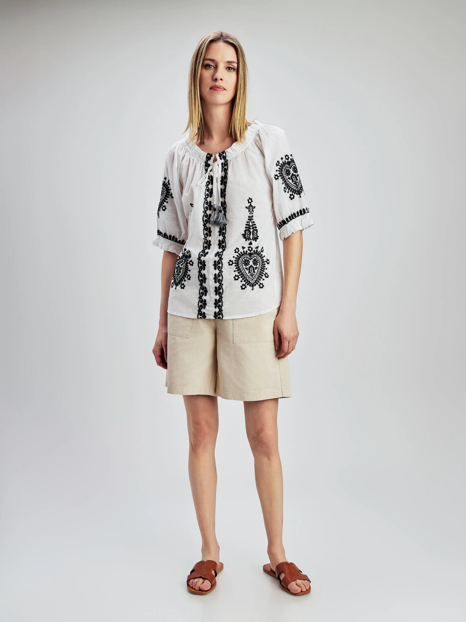 Blouse Ample Ă Manches 3/4 - Image 5