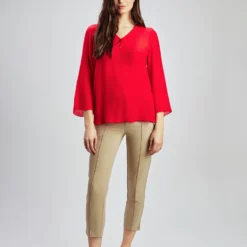Blouse à Manches 3/4