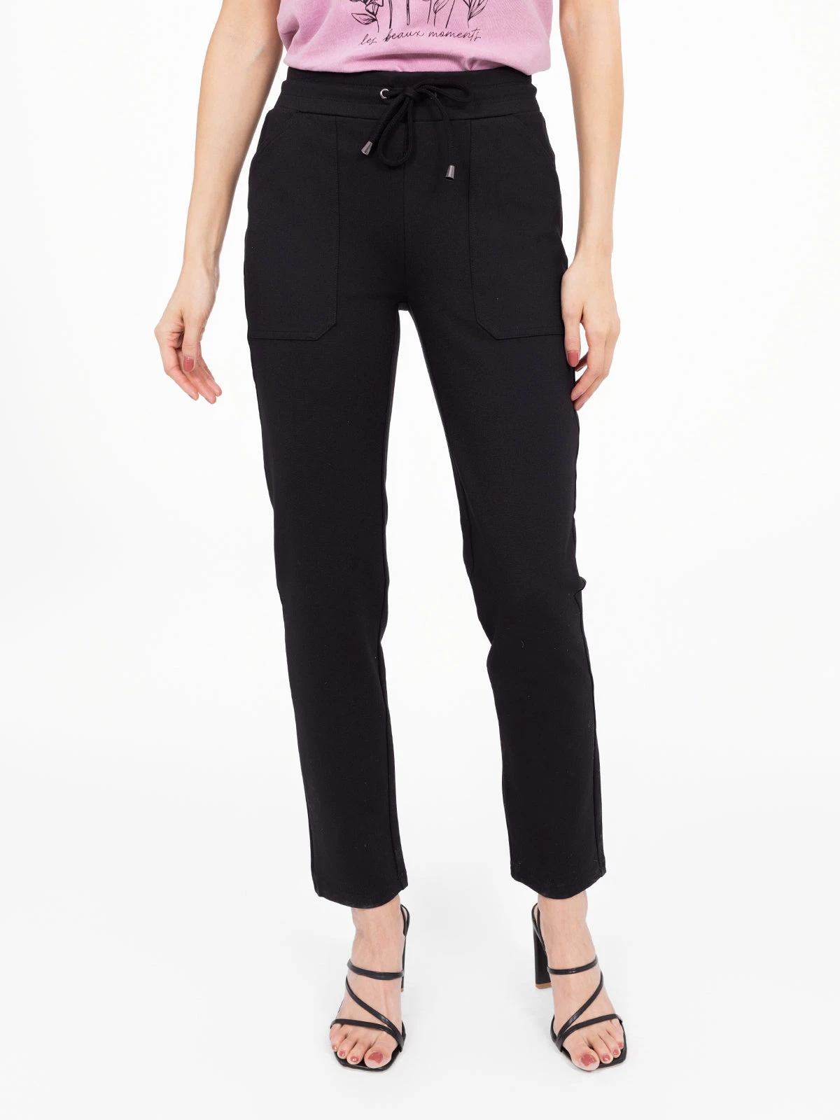 Pantalon Traille Haute Ă Enfiler - Image 2