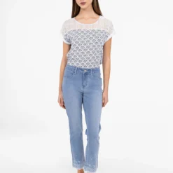 Jean Skinny Ajusté à La Cheville