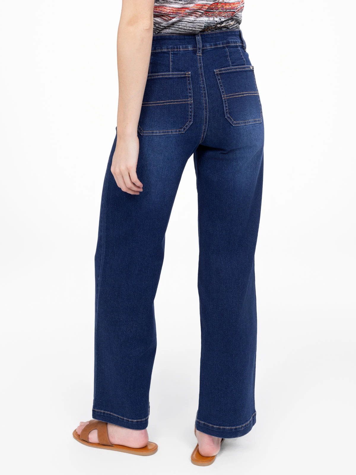 Jean Large Ă Taille Haute - Image 3