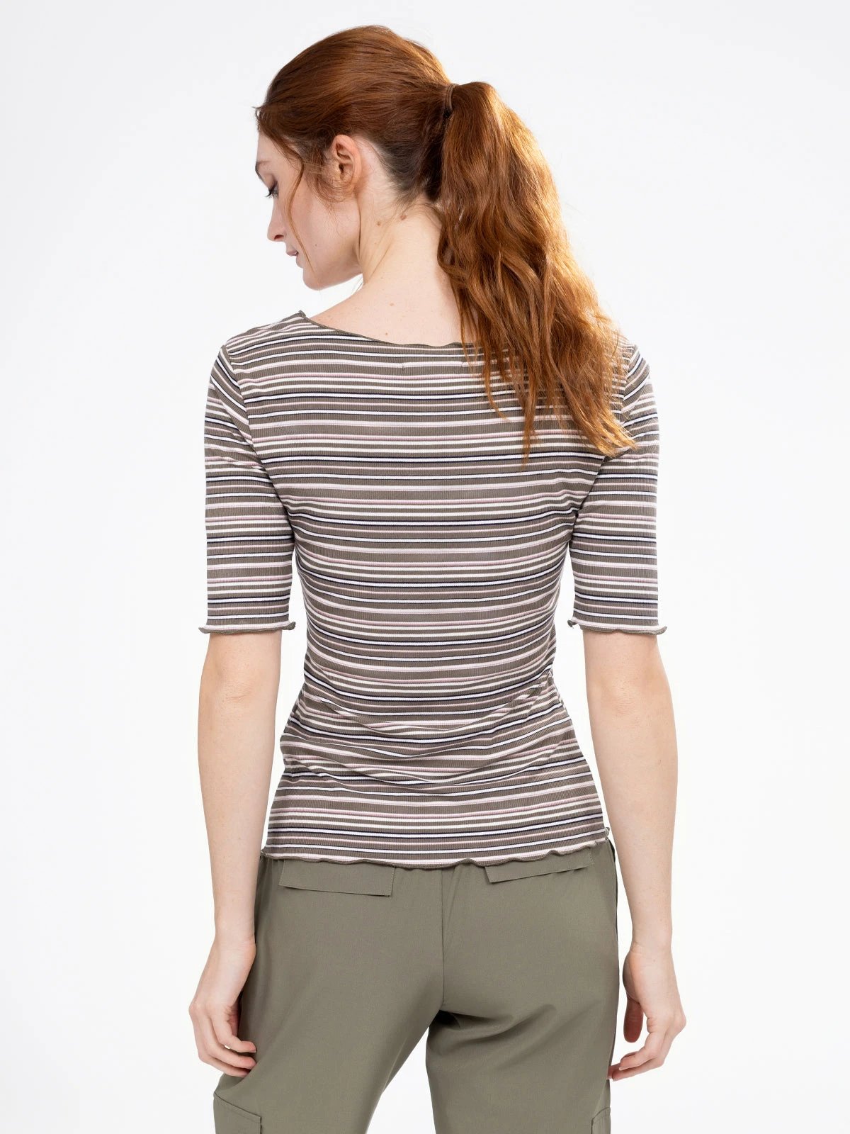 T-shirt Semi-ajusté à Manches 3/4 - Image 3