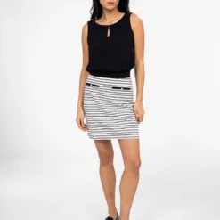 Jupe Courte Ligne A En Tricot