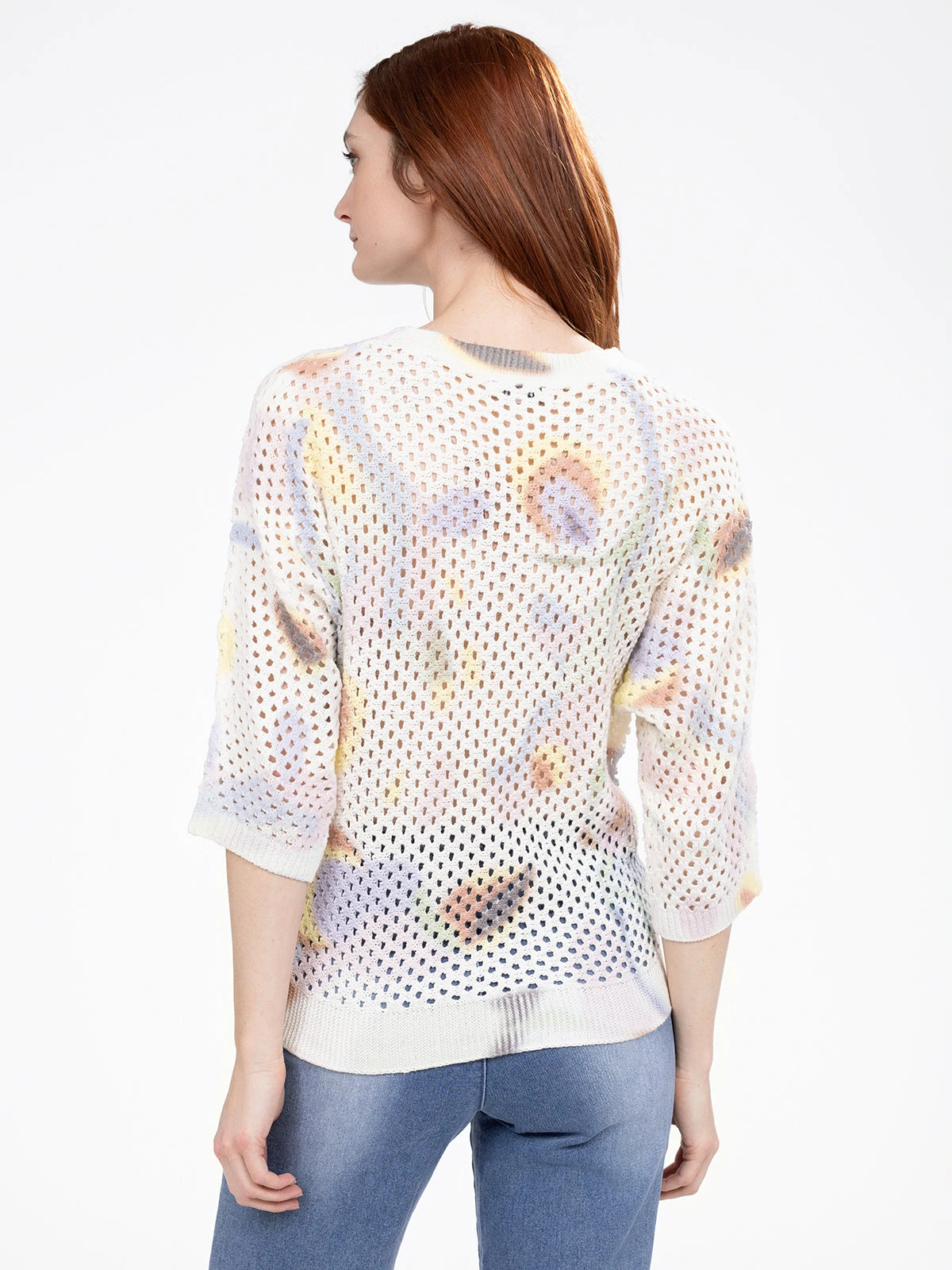 Chandail En Tricot Ample Ă Manches 3/4 - Image 3