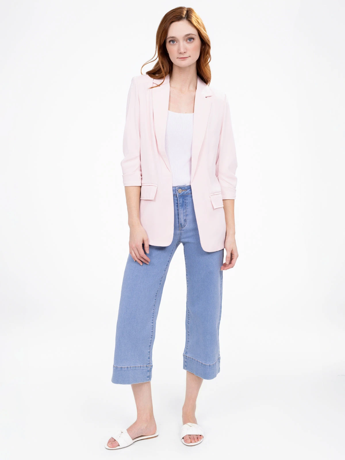 Veston Semi Ajusté à Manches 3/4 - Image 7