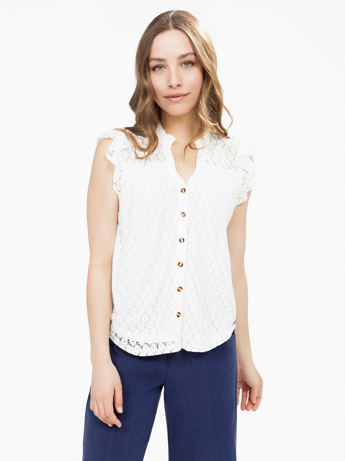 Blouse Semi-ajustée Sans Manches - Image 3