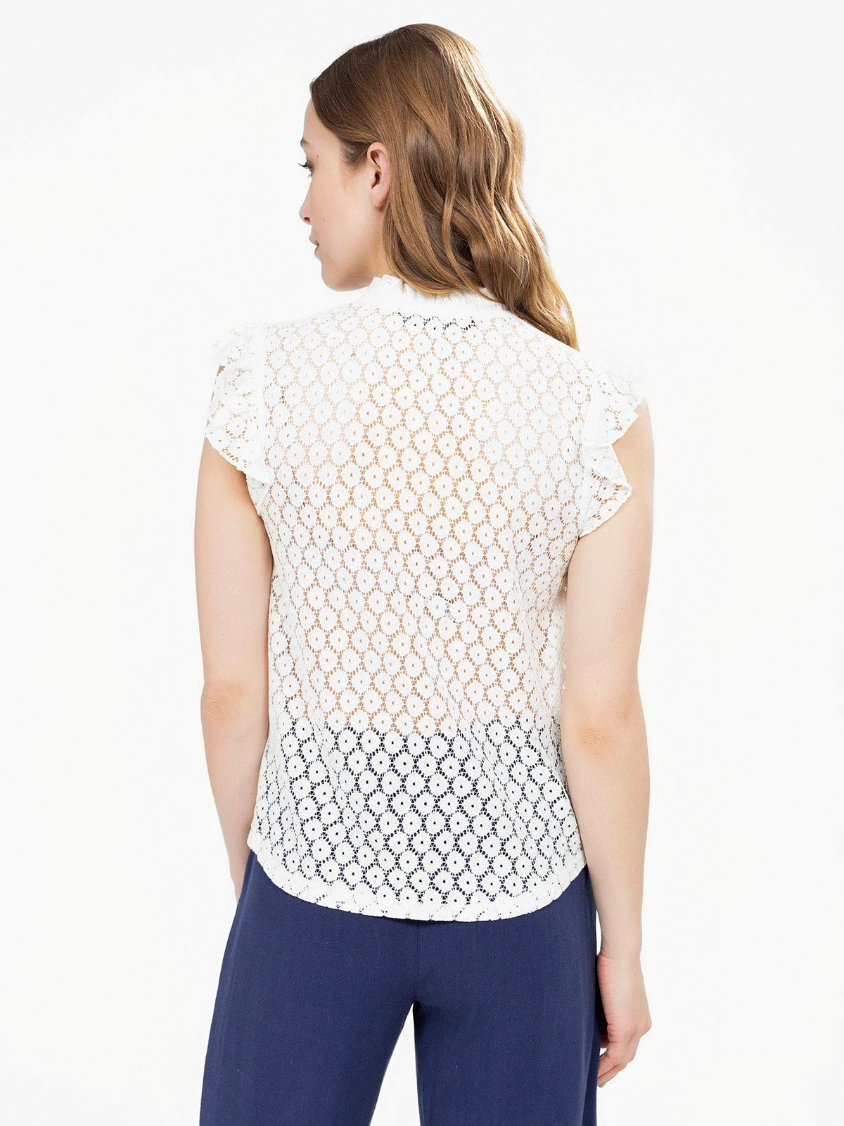 Blouse Semi-ajustée Sans Manches - Image 4