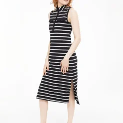 Robe Droite Midi En Tricot