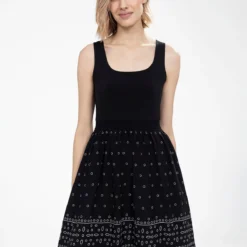 Robe Maxi Ligne A En Tricot