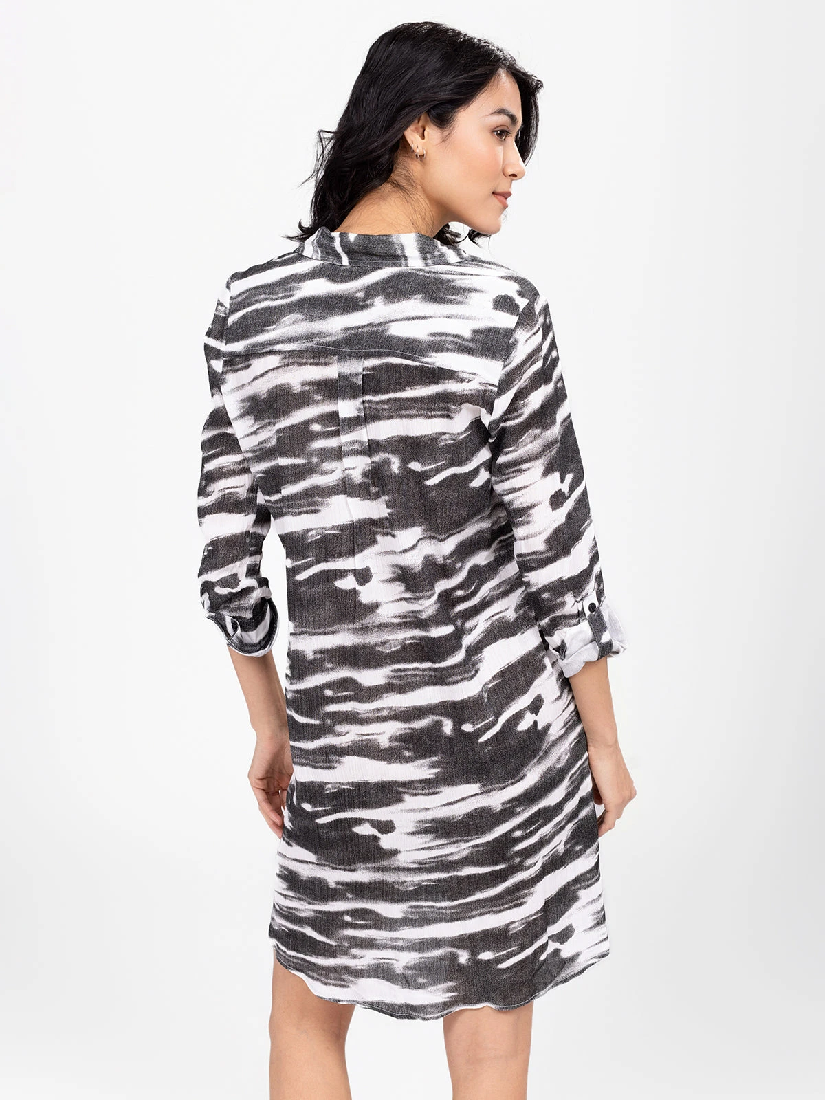 Robe Droite Ă Manches 3/4 - Image 4