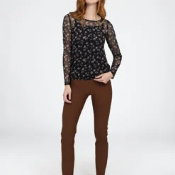 Pantalon Droit Ajusté à Enfiler