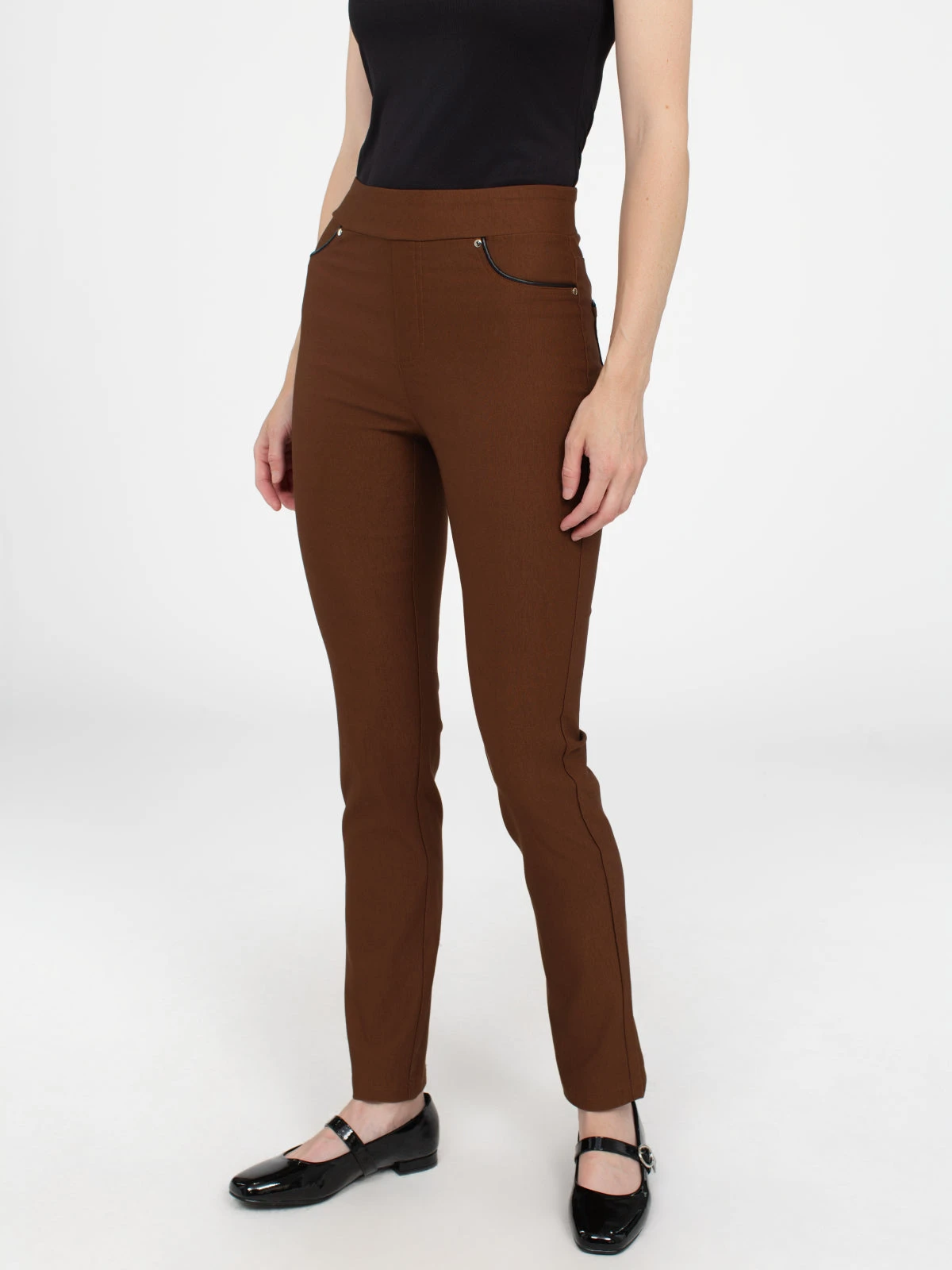 Pantalon Droit Ajusté à Enfiler - Image 2