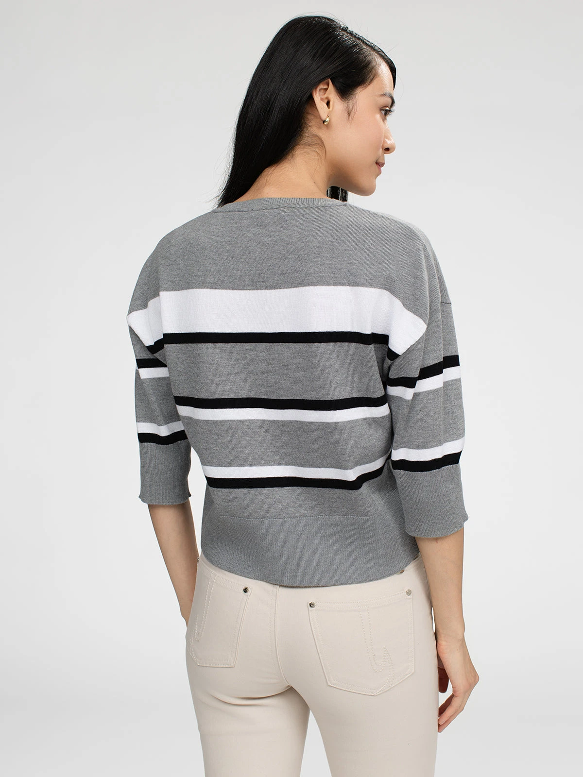 Chandail Semi-ajusté à Manches 3/4 - Image 3