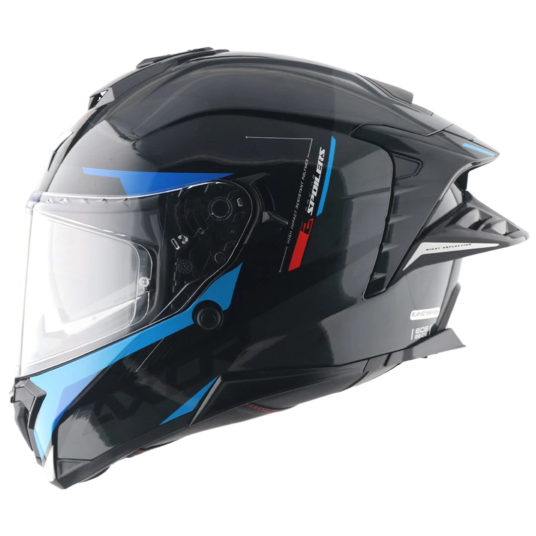 Brutale Krytic Dual Spoiler Helmet - Image 3