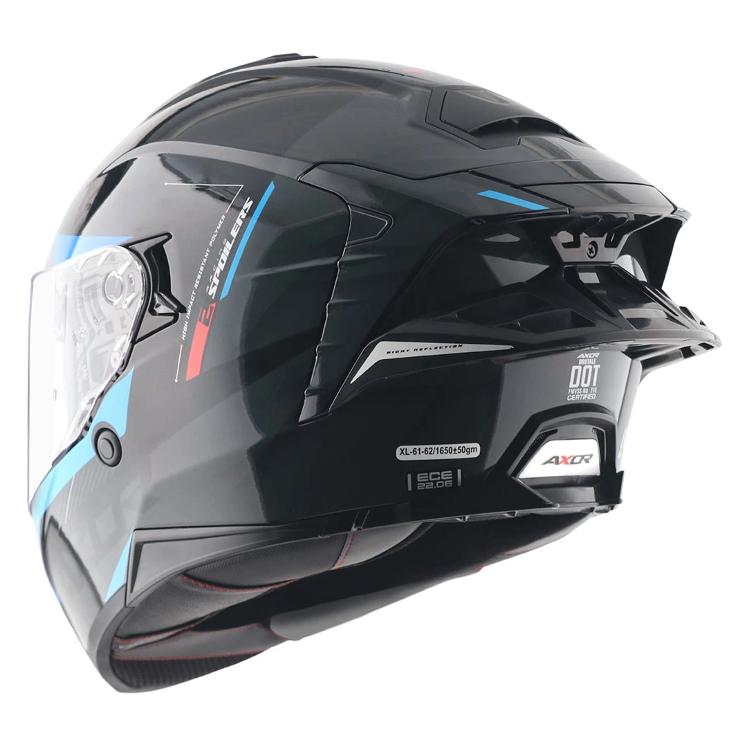 Brutale Krytic Dual Spoiler Helmet - Image 4