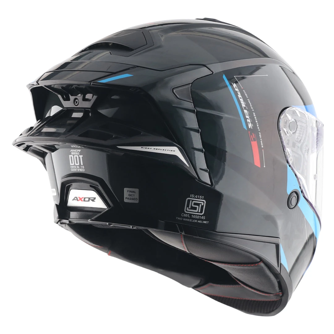 Brutale Krytic Dual Spoiler Helmet - Image 6