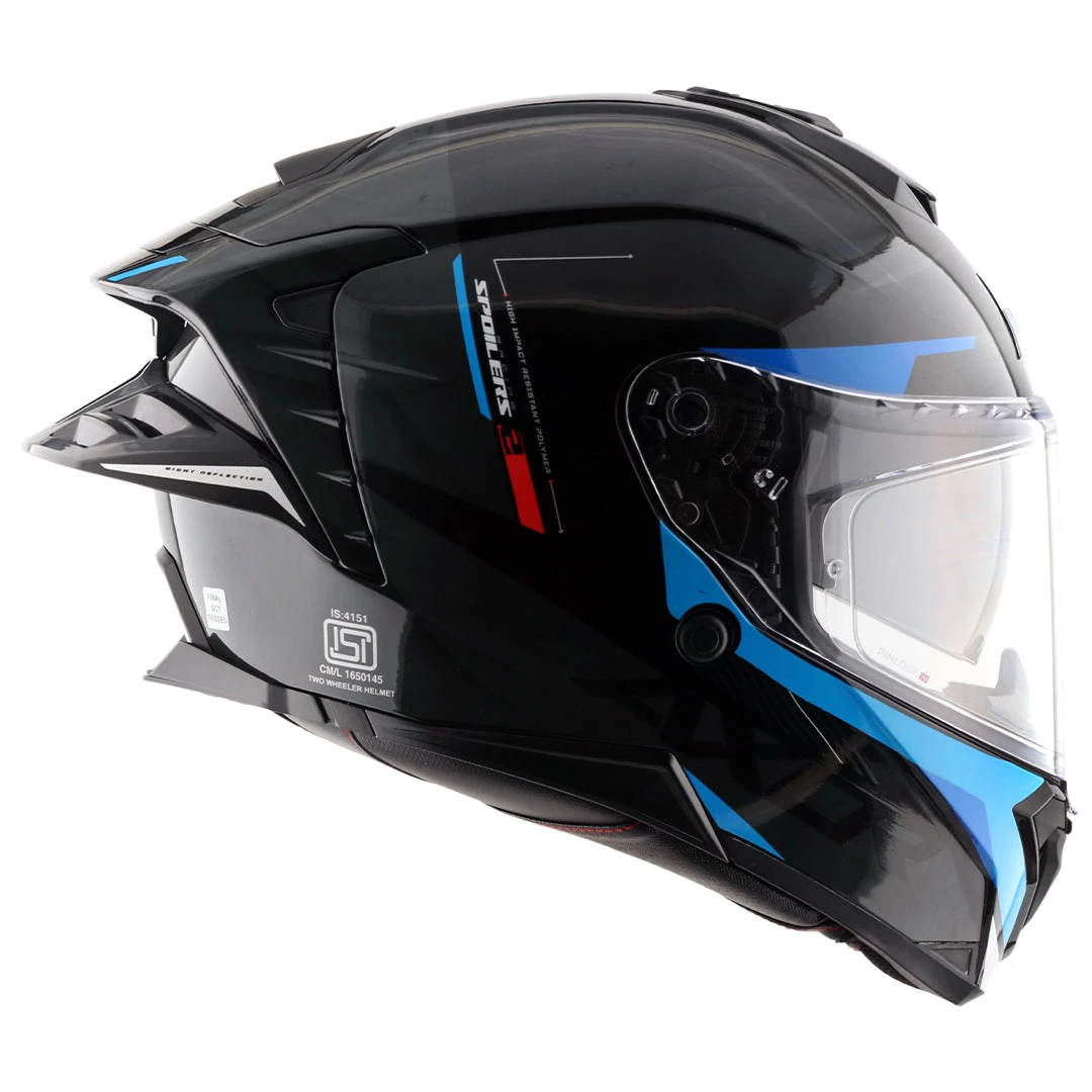 Brutale Krytic Dual Spoiler Helmet - Image 7