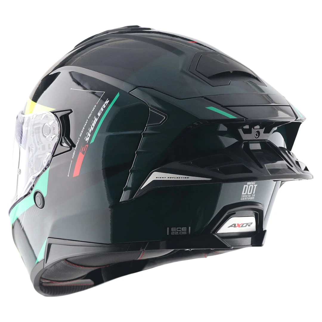 Brutale Krytic Dual Spoiler Helmet - Image 13