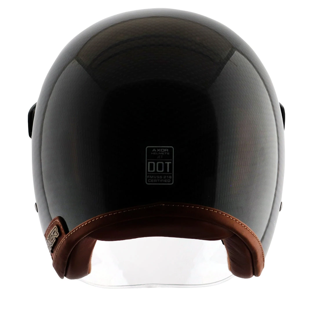 Axor Jet Carbon Small Checks Helmet With Bubble Visor - Image 5