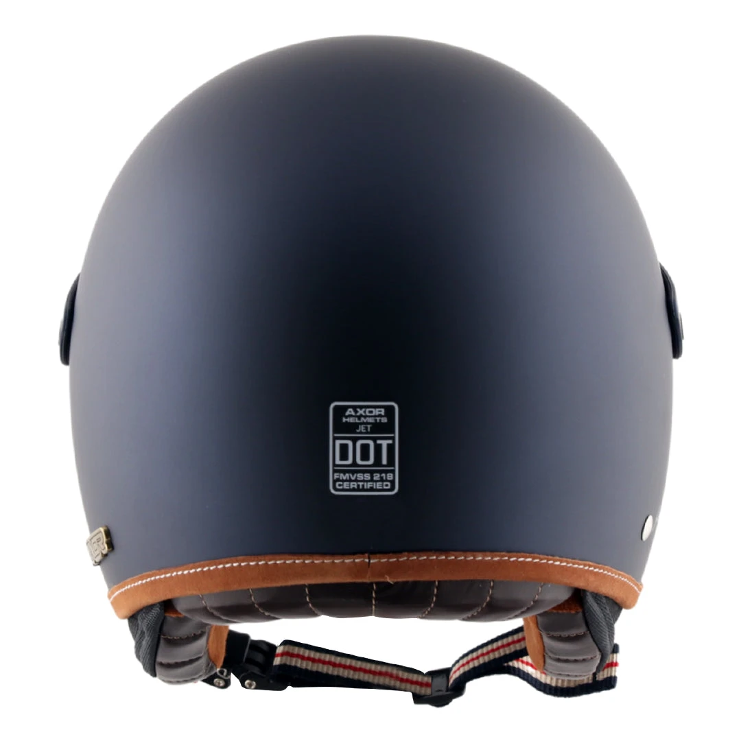 Retro Jet West Helmet With Peak - Image 13