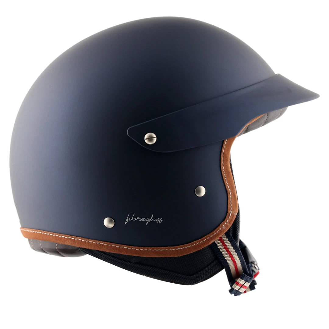 Retro Jet West Helmet With Peak - Image 15