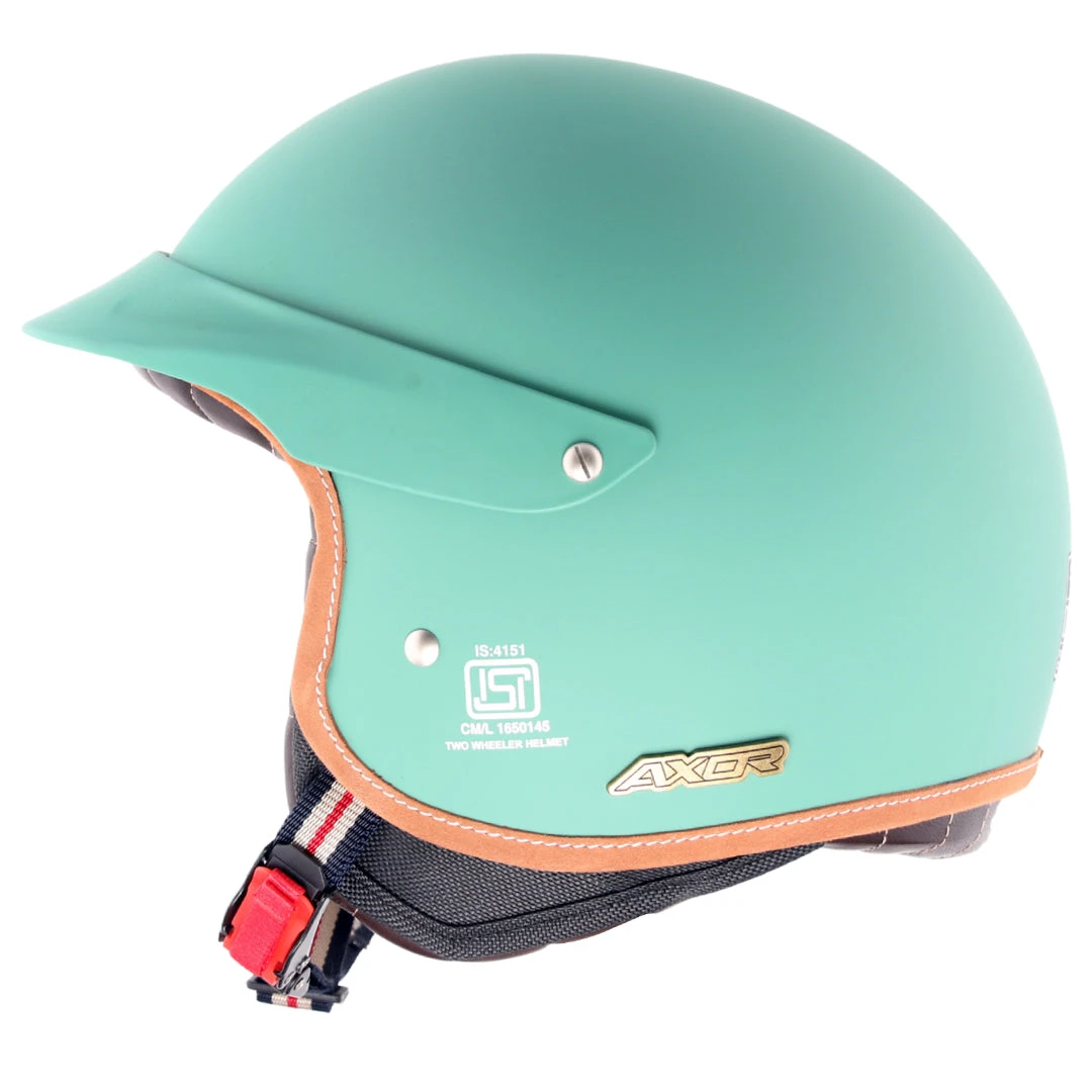 Retro Jet West Helmet With Peak - Image 3