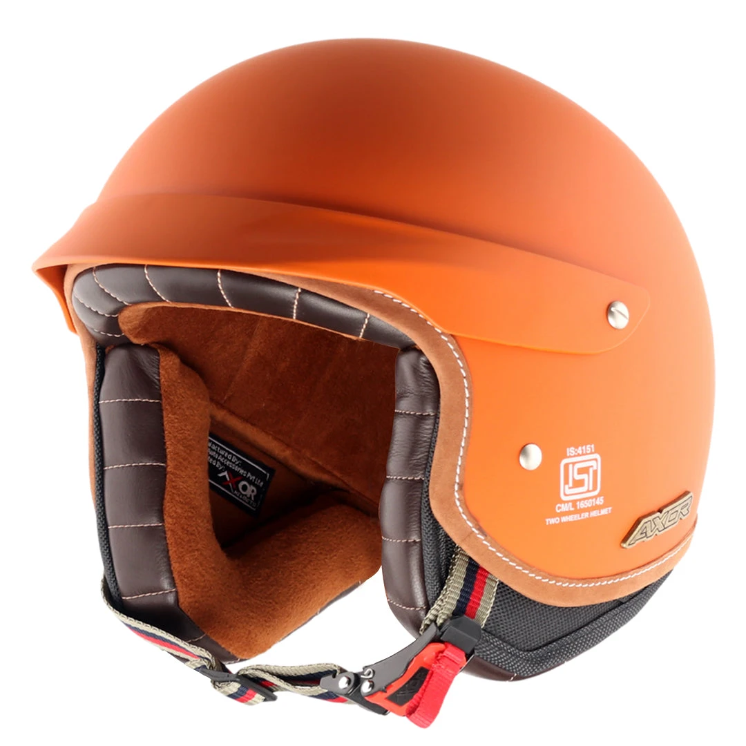 Retro Jet West Helmet With Peak - Image 17