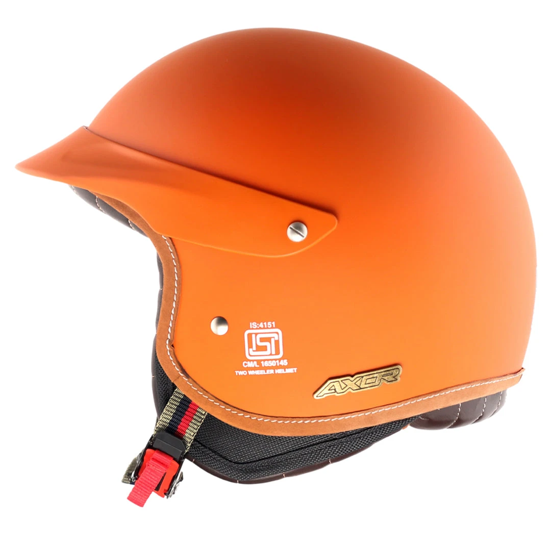 Retro Jet West Helmet With Peak - Image 19