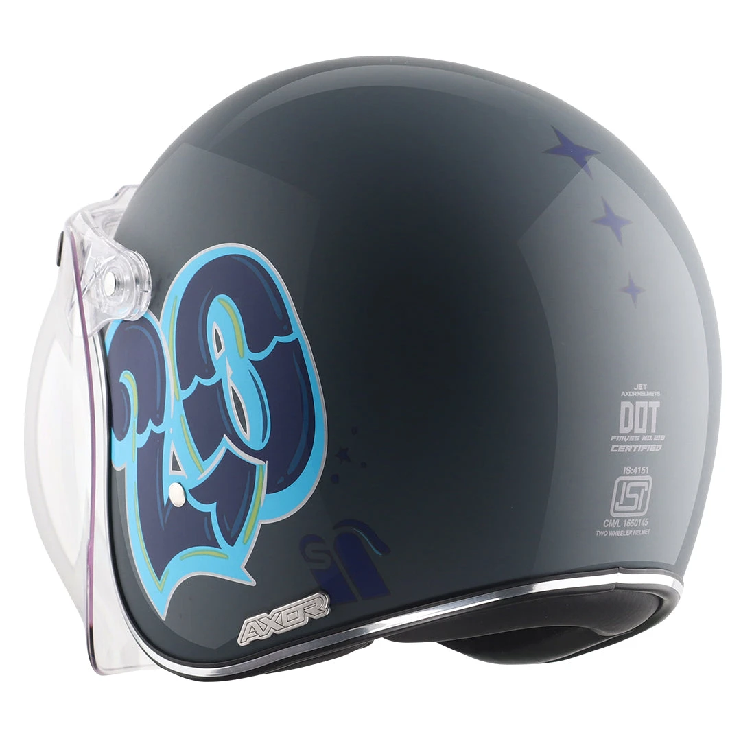 Retro Jet Sportz C13 Helmet - Image 12