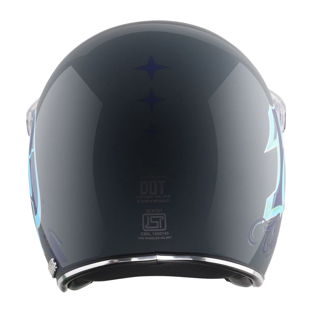 Retro Jet Sportz C13 Helmet - Image 13