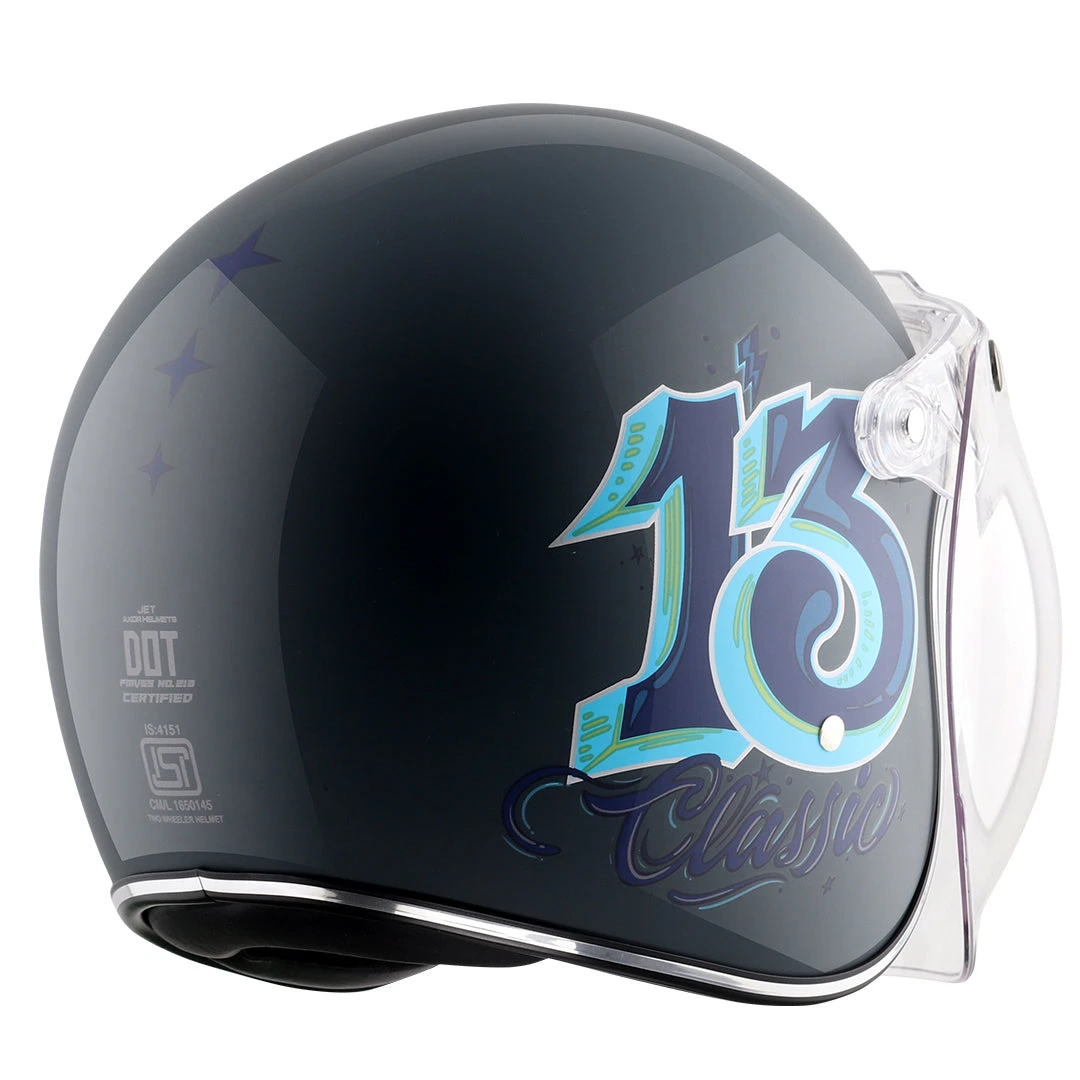 Retro Jet Sportz C13 Helmet - Image 14