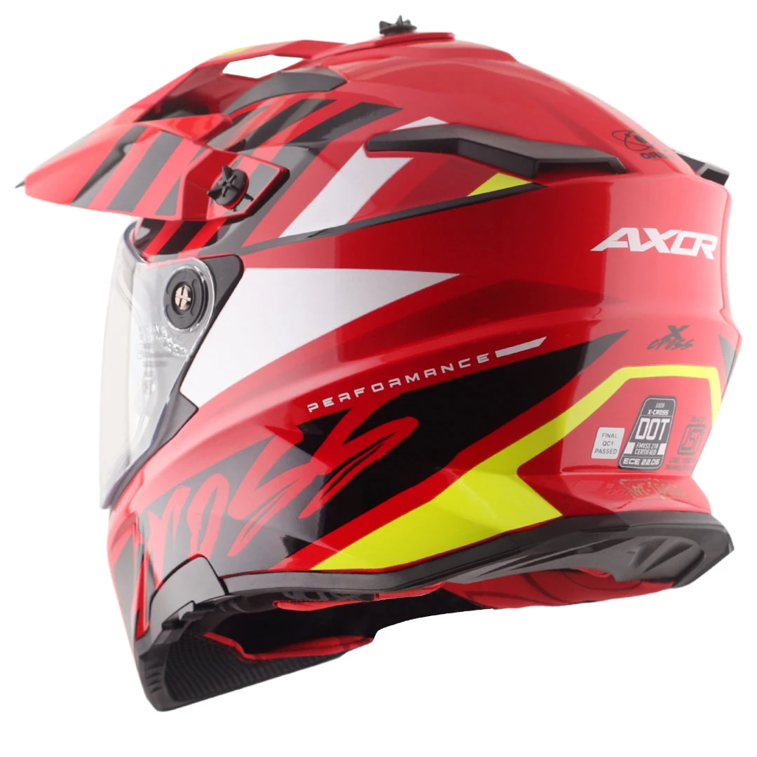 X-Cross Dual Visor Orbit Helmet - Image 4