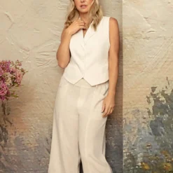 Gilet Tailleur Sans Manches