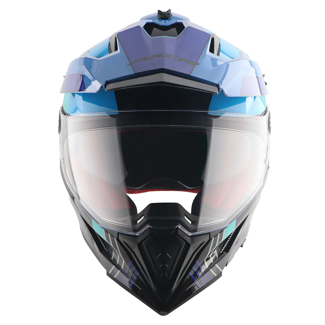 X-Cross Dual Visor Gambling Helmet - Image 2