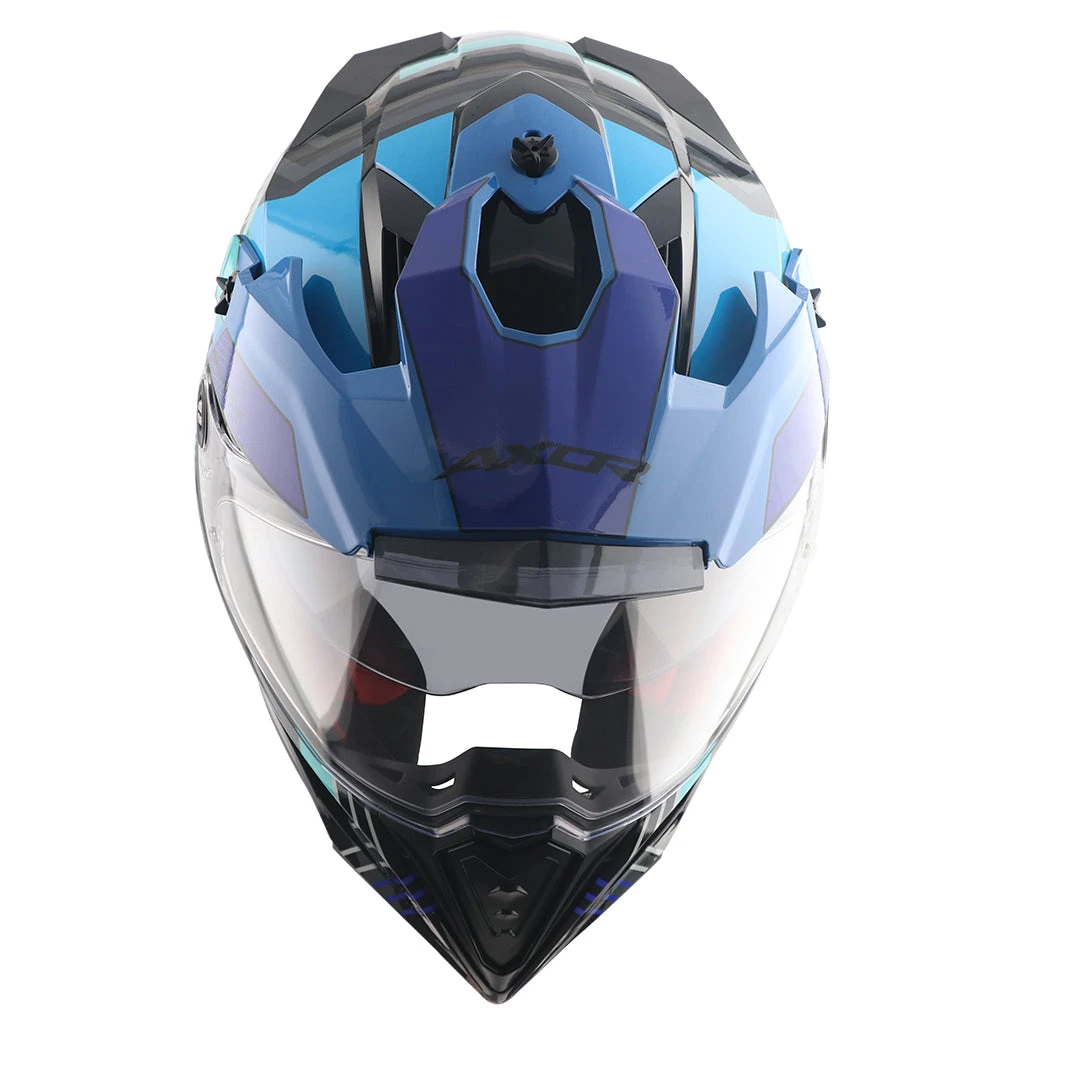 X-Cross Dual Visor Gambling Helmet - Image 9
