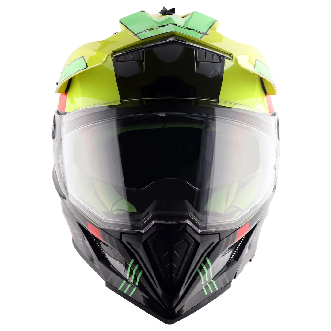 X-Cross Dual Visor Gambling Helmet - Image 11