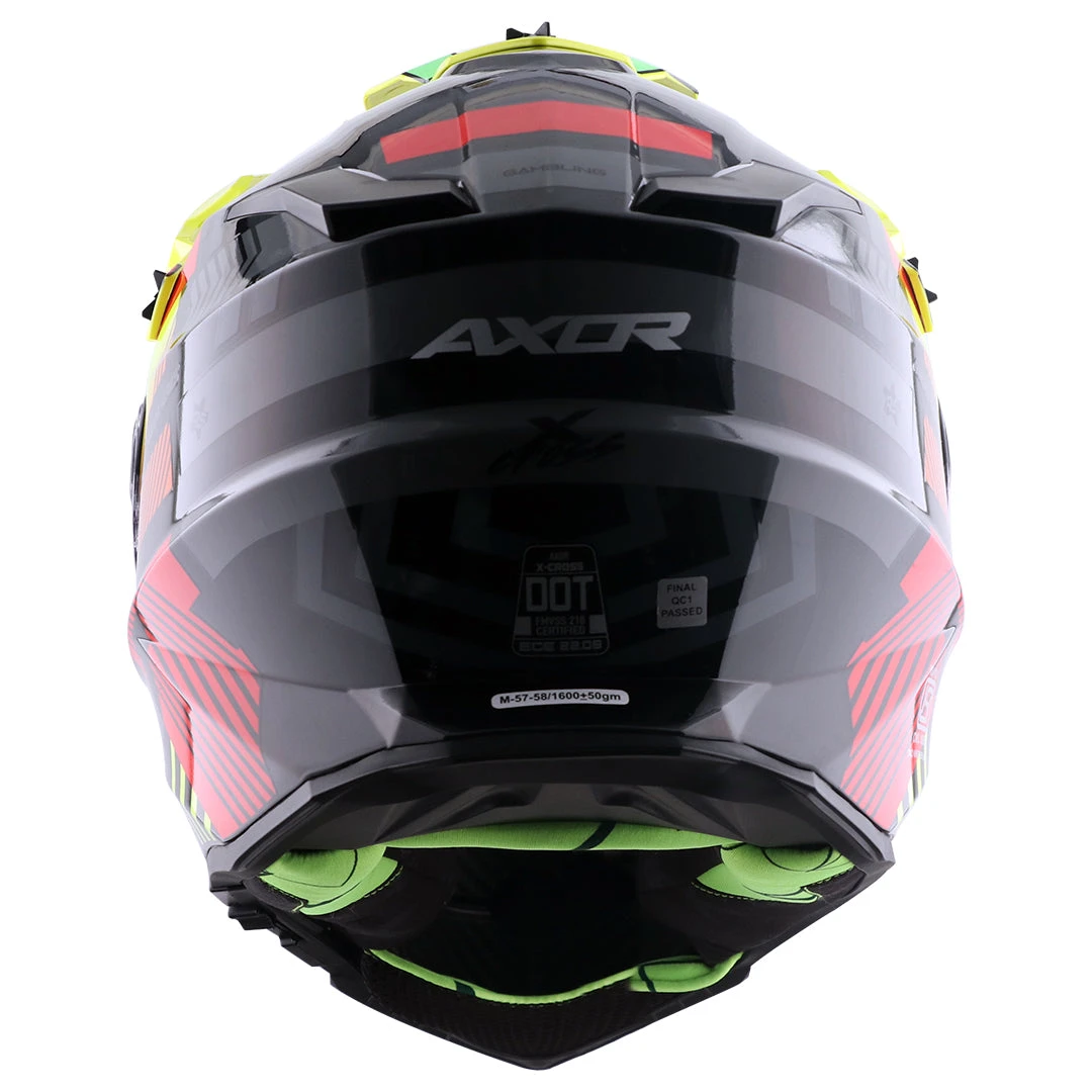 X-Cross Dual Visor Gambling Helmet - Image 14