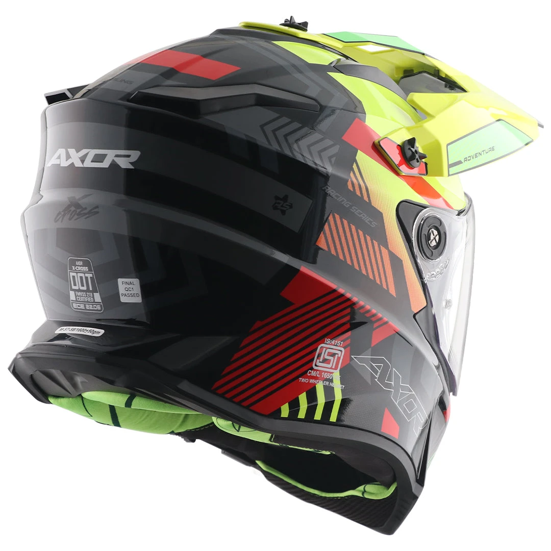 X-Cross Dual Visor Gambling Helmet - Image 15